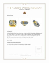 4.06 Ct. Bi Color Sapphire from Ceylon (Sri Lanka) Appraisal