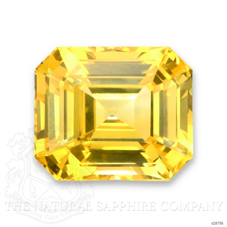 7.60 Ct. Yellow Sapphire from Ceylon (Sri Lanka)