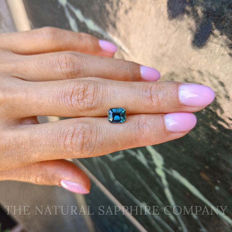 2.05 Ct. Green Sapphire from Ceylon (Sri Lanka)