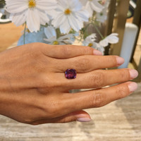5.00 Ct. Purplish Pink Sapphire from Madagascar Life Style
