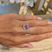 7.97 Ct. Pink Sapphire from Burma (Myanmar) Life Style
