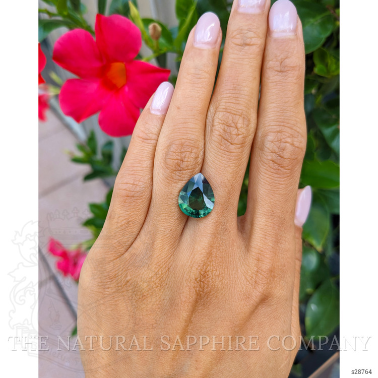 7.12 Ct. Green Sapphire from Madagascar