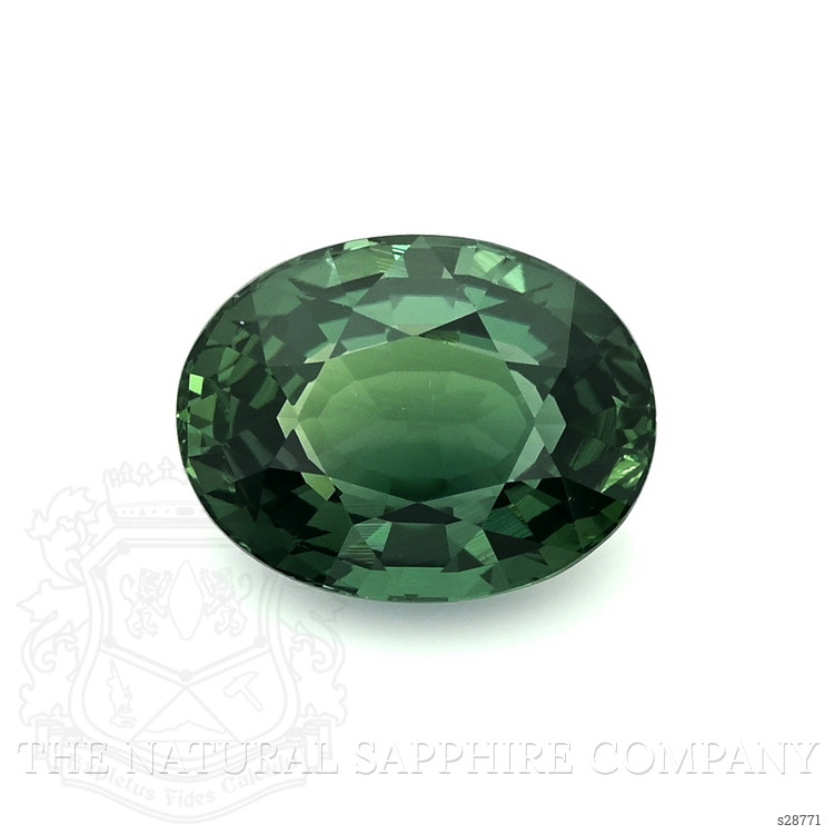 9.25 Ct. Green Sapphire from Ceylon (Sri Lanka)
