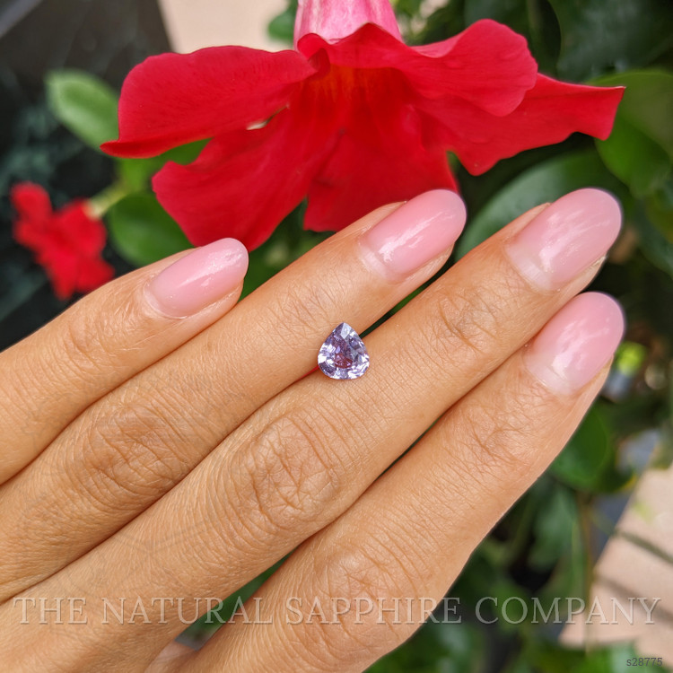 1.08 Ct. Purple Sapphire from Ceylon (Sri Lanka)