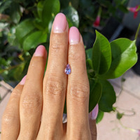 0.91 Ct. Purple Sapphire from Ceylon (Sri Lanka) Life Style