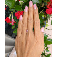 0.83 Ct. Pink Sapphire from Ceylon (Sri Lanka) Life Style