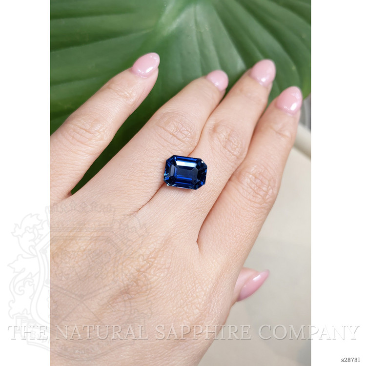 6.60 Ct. Blue Sapphire from Ceylon (Sri Lanka)