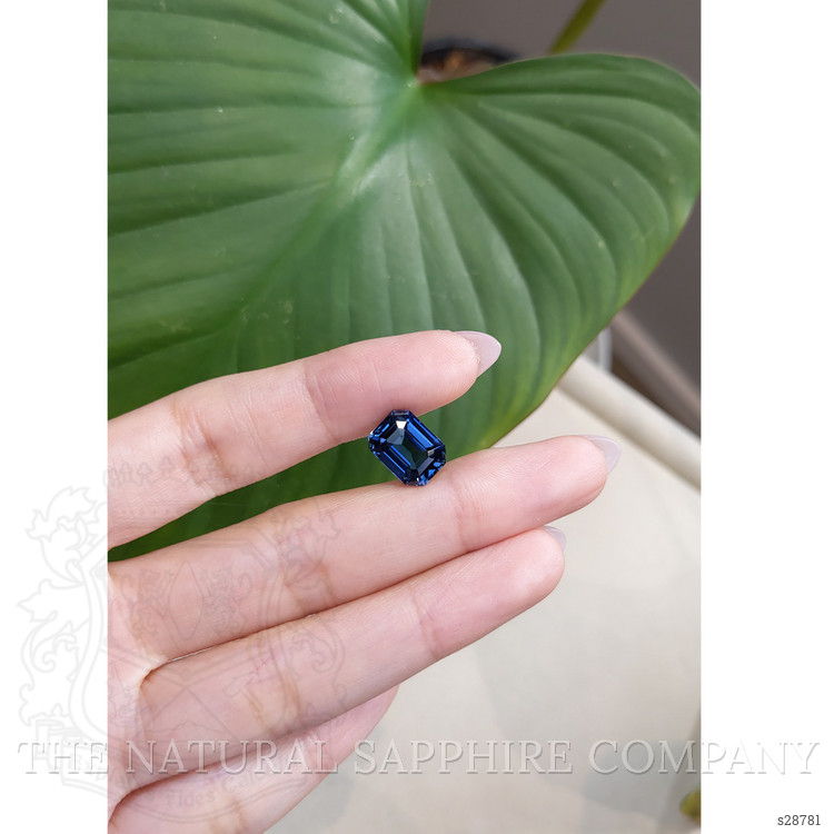 6.60 Ct. Blue Sapphire from Ceylon (Sri Lanka)