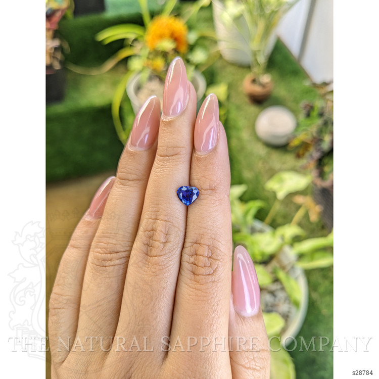 1.30 Ct. Blue Sapphire from Ceylon (Sri Lanka)