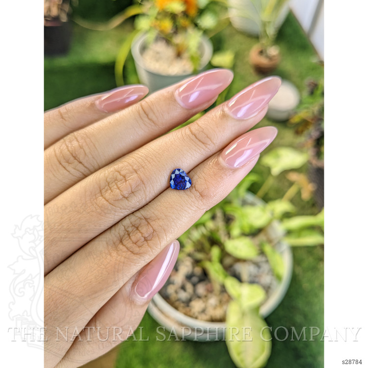 1.30 Ct. Blue Sapphire from Ceylon (Sri Lanka)