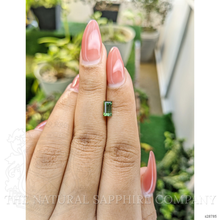 1.33 Ct. Green Sapphire from Madagascar
