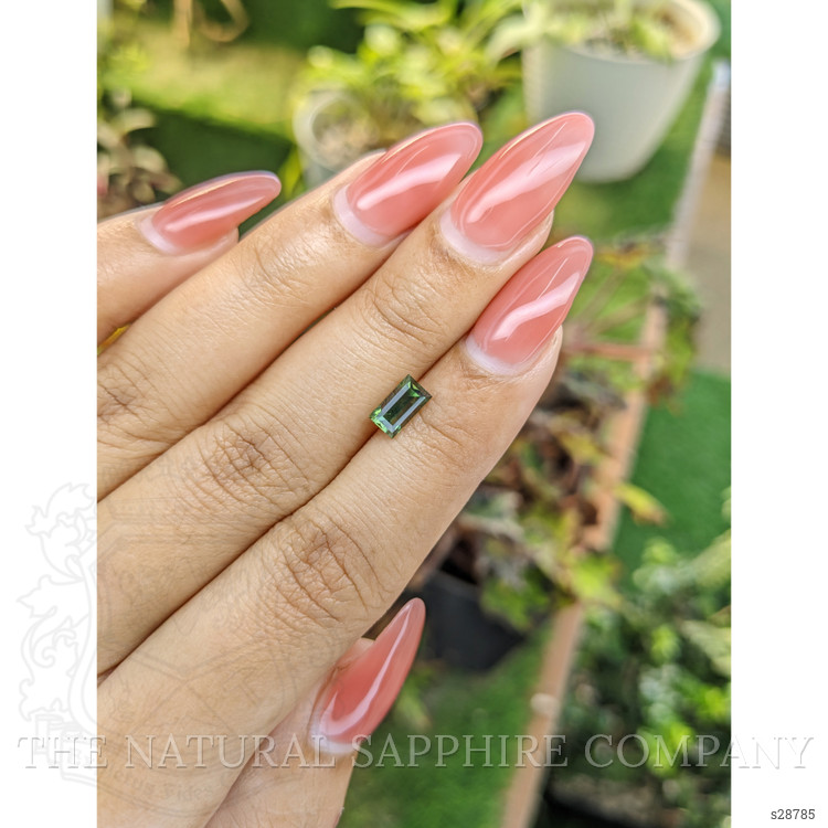 1.33 Ct. Green Sapphire from Madagascar