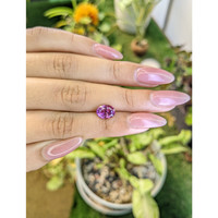 2.58 Ct. Pinkish Purple Sapphire from Ceylon (Sri Lanka) Life Style