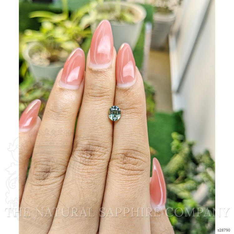 1.12 Ct. Green Sapphire from Madagascar