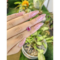 2.04 Ct. Purplish Pink Sapphire from Ceylon (Sri Lanka) Life Style