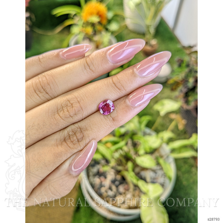 2.04 Ct. Purplish Pink Sapphire from Ceylon (Sri Lanka)