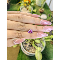 2.01 Ct. Pinkish Purple Sapphire from Ceylon (Sri Lanka) Life Style