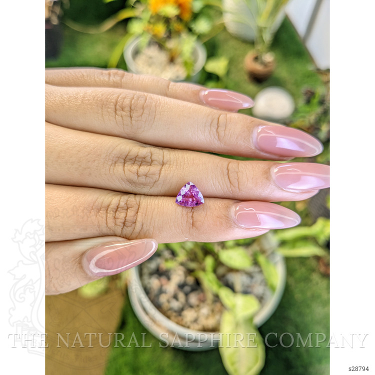 2.01 Ct. Pinkish Purple Sapphire from Ceylon (Sri Lanka)