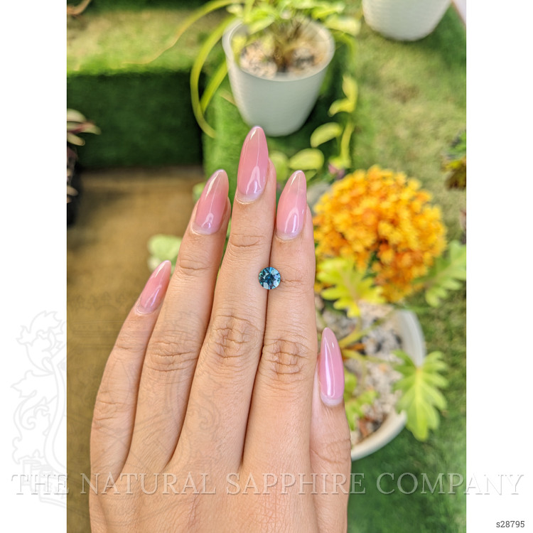 1.04 Ct. Bluish Green Sapphire from Madagascar