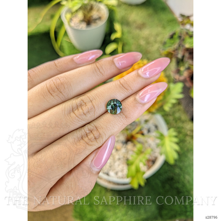 3.16 Ct. Yellowish Green Sapphire from Madagascar