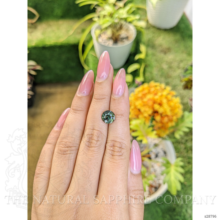 3.16 Ct. Yellowish Green Sapphire from Madagascar