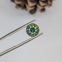 3.16 Ct. Yellowish Green Sapphire from Madagascar Life Style