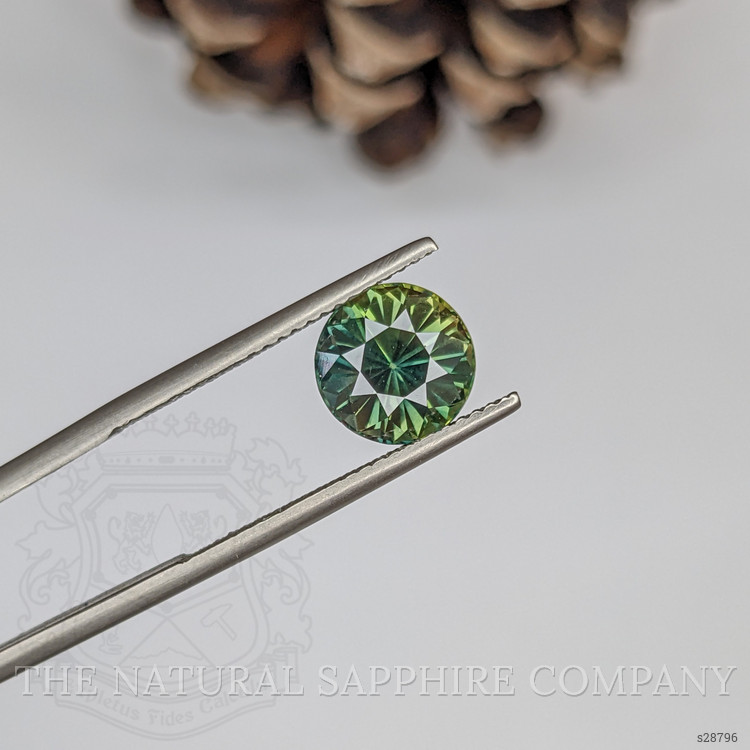 3.16 Ct. Yellowish Green Sapphire from Madagascar