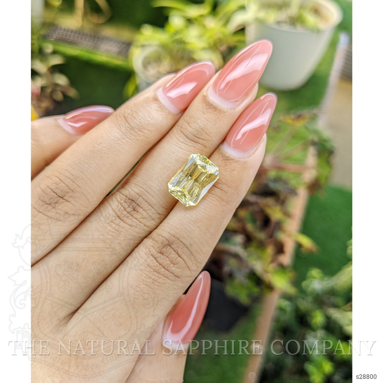 7.92 Ct. Yellow Sapphire from Ceylon (Sri Lanka)