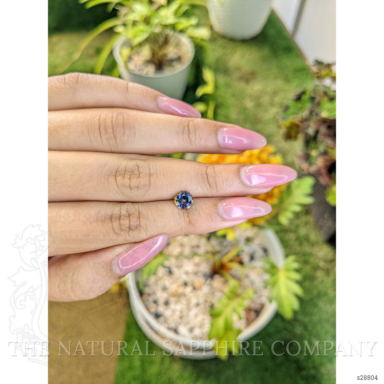 1.30 Ct. Bi Color Sapphire from Ceylon (Sri Lanka)