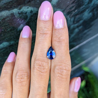 2.69 Ct. Blue Sapphire from Ceylon (Sri Lanka) Life Style
