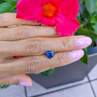 2.16 Ct. Blue Sapphire from Ceylon (Sri Lanka) Life Style