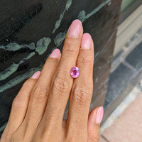 2.26 Ct. Pink Sapphire from Ceylon (Sri Lanka) Life Style