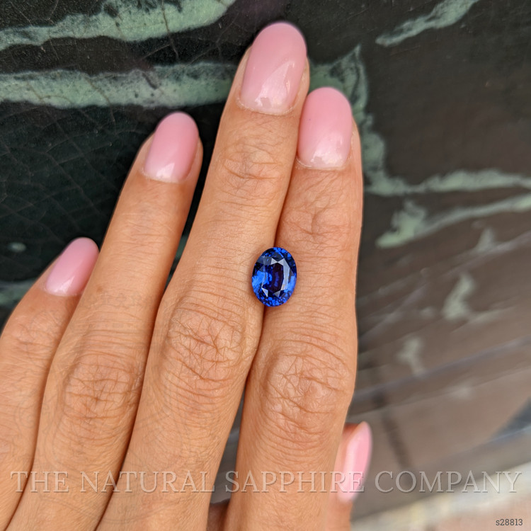 3.52 Ct. Blue Sapphire from Ceylon (Sri Lanka)