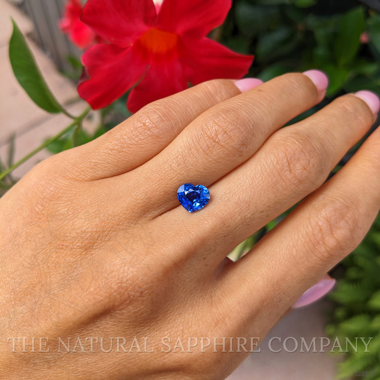 2.13 Ct. Blue Sapphire from Ceylon (Sri Lanka)