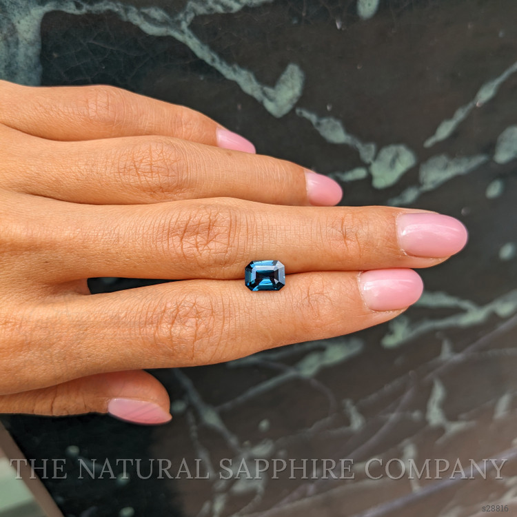 1.94 Ct. Greenish Blue Sapphire from Ceylon (Sri Lanka)
