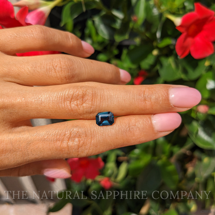 1.94 Ct. Greenish Blue Sapphire from Ceylon (Sri Lanka)
