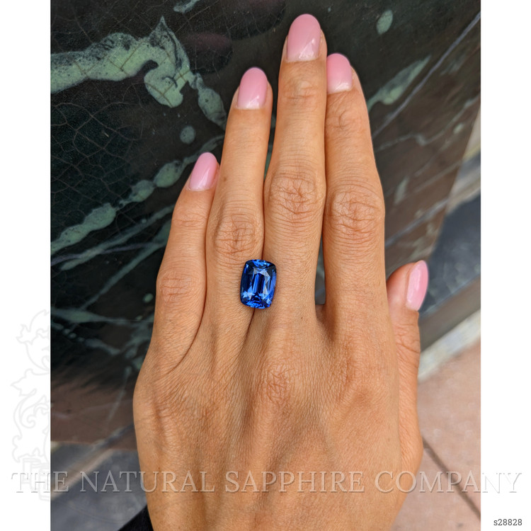 7.02 Ct. Blue Sapphire from Ceylon (Sri Lanka)