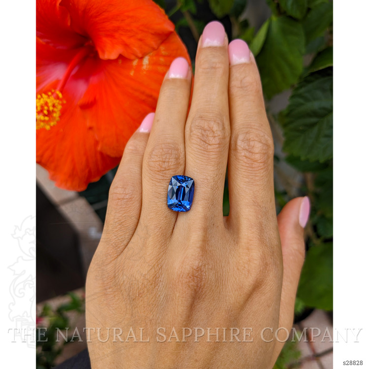 7.02 Ct. Blue Sapphire from Ceylon (Sri Lanka)