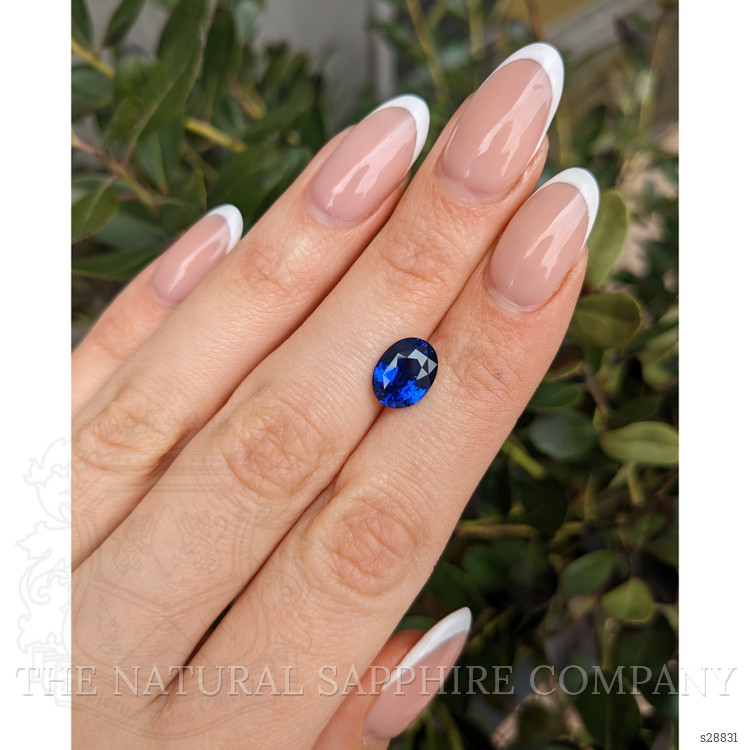 3.04 Ct. Blue Sapphire from Ceylon (Sri Lanka)