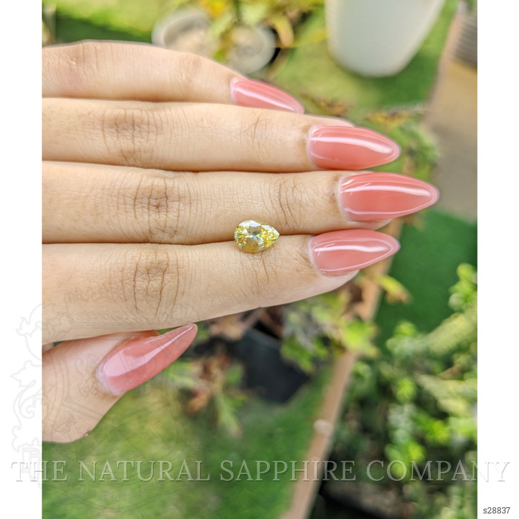 1.75 Ct. Yellow Sapphire from Ceylon (Sri Lanka)