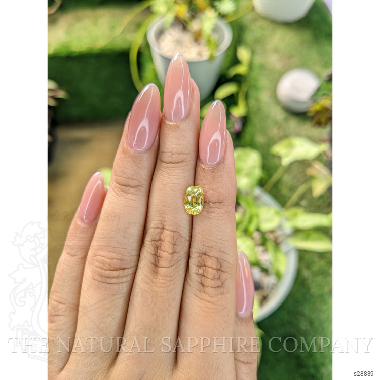 2.01 Ct. Yellow Sapphire from Ceylon (Sri Lanka)