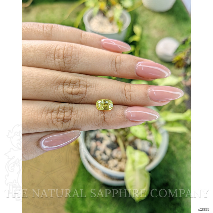 2.01 Ct. Yellow Sapphire from Ceylon (Sri Lanka)