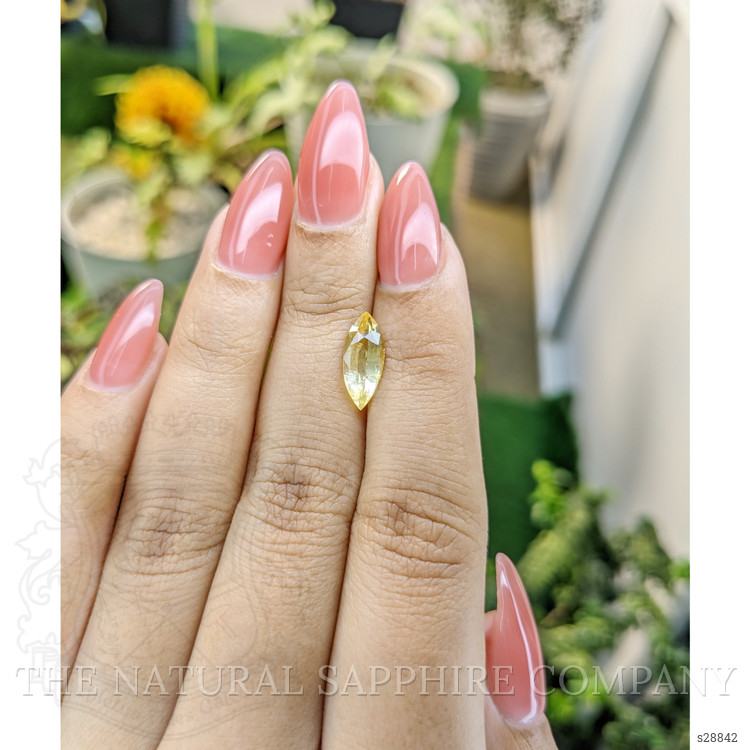 2.13 Ct. Yellow Sapphire from Ceylon (Sri Lanka)