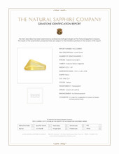 1.69 Ct. Yellow Sapphire from Ceylon (Sri Lanka) Scan Report
