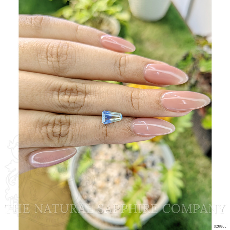 1.16 Ct. Bi Color Sapphire from Ceylon (Sri Lanka)