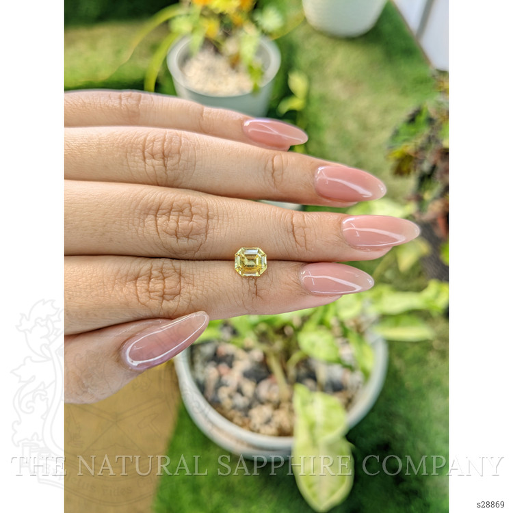 1.93 Ct. Yellow Sapphire from Ceylon (Sri Lanka)