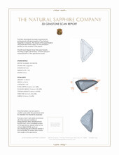 1.98 Ct. Bi Color Sapphire from Ceylon (Sri Lanka) 3 D Scan Report