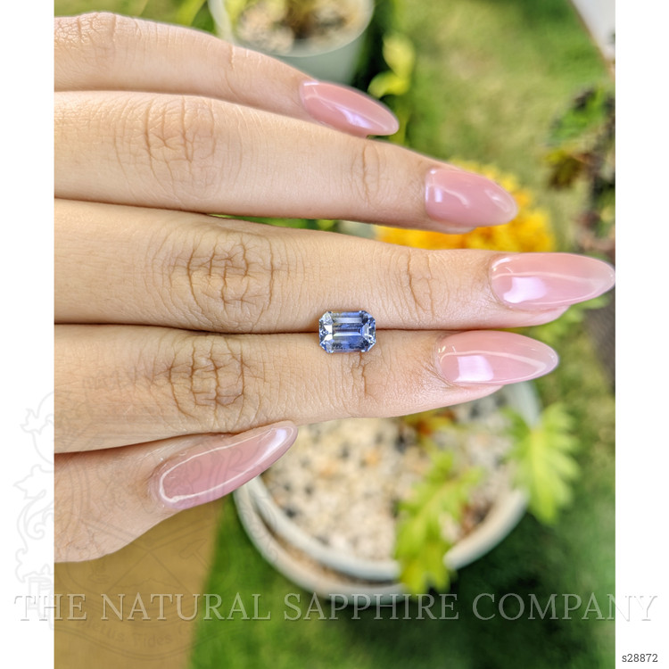 1.95 Ct. Bi Color Sapphire from Ceylon (Sri Lanka)