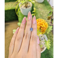 1.95 Ct. Bi Color Sapphire from Ceylon (Sri Lanka) Life Style