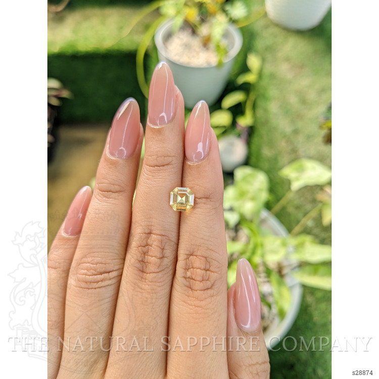 1.46 Ct. Yellow Sapphire from Ceylon (Sri Lanka)